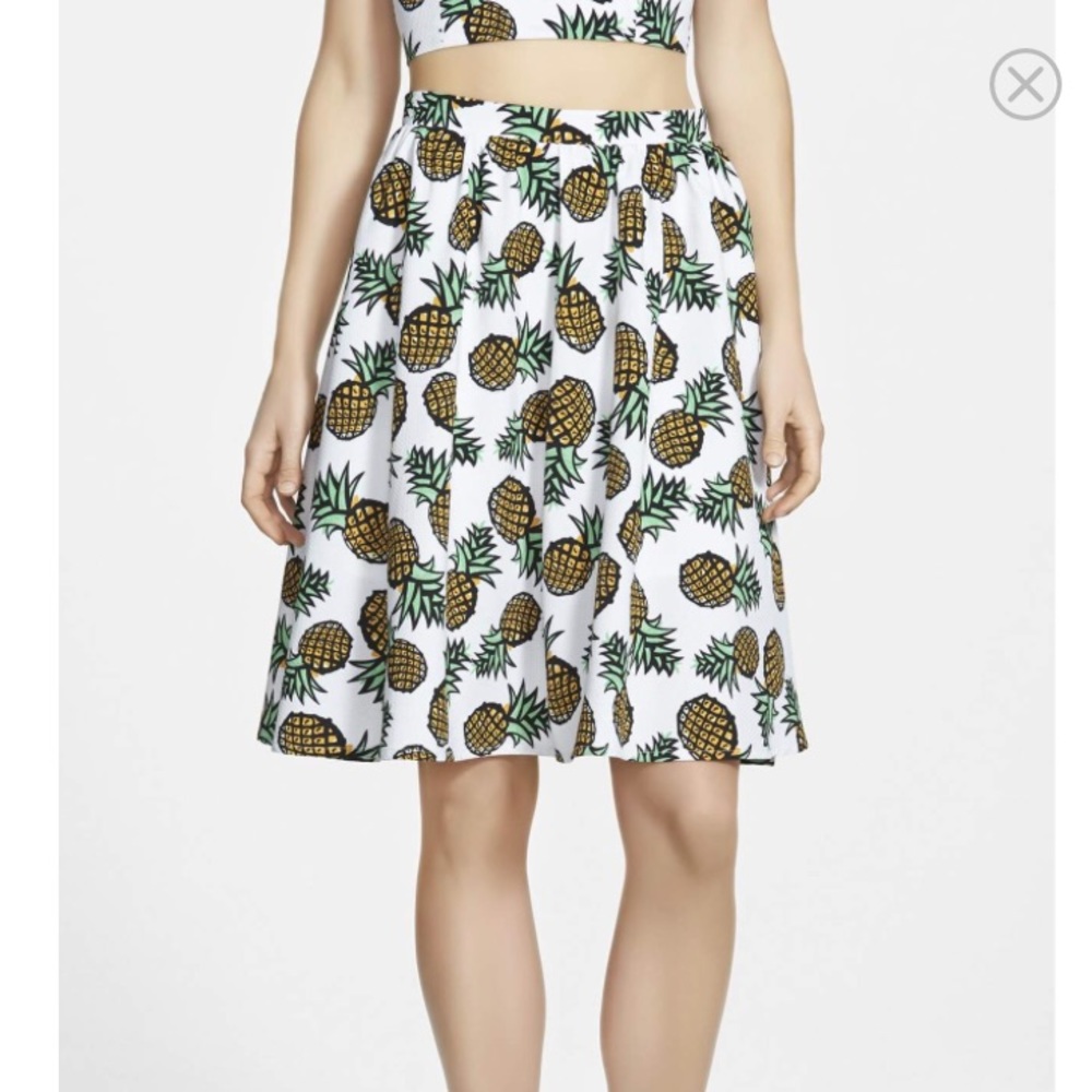 Pineapple Midi Skirt